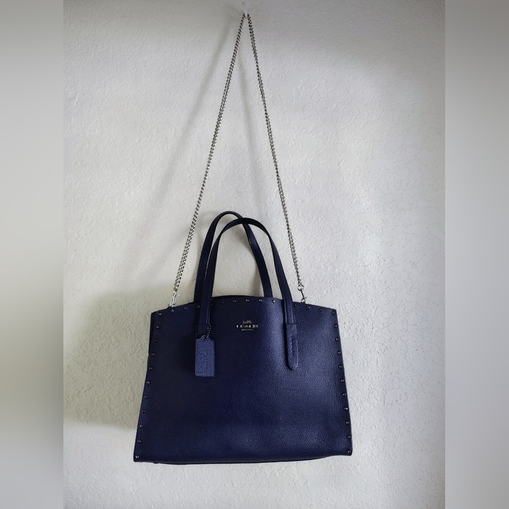 Coach Charlie Carryall With Crystal Rivets - Picture 2 of 16